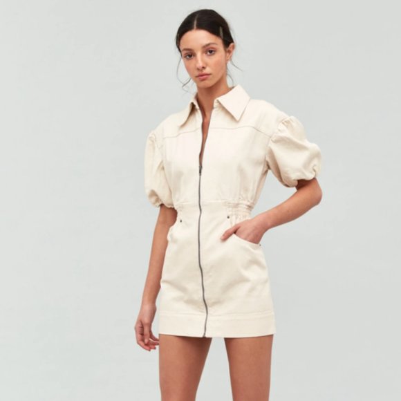 C/MEO Collective Dresses & Skirts - CMEO Denim Puff Sleeve Dress